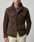 Bramwell Men's Suede Utility Jacket