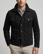 Bramwell Men's Suede Utility Jacket