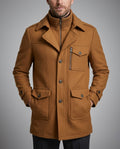 Callaghan Men's Layered Zip Field Coat