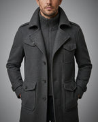 Callaghan Men's Layered Zip Field Coat